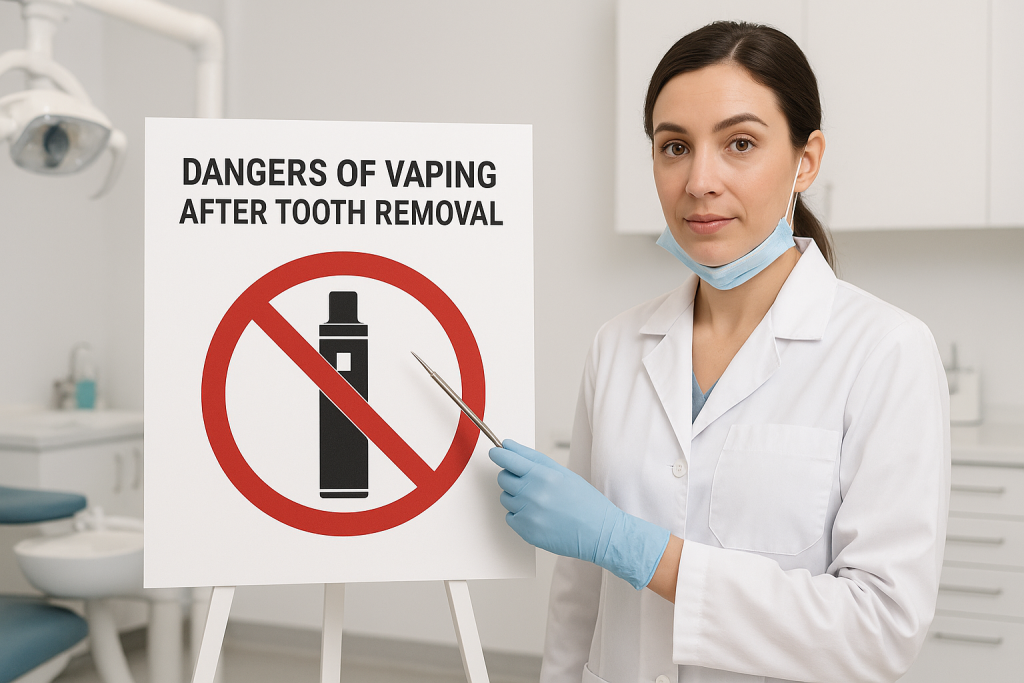 Vape After Having a Tooth Removal